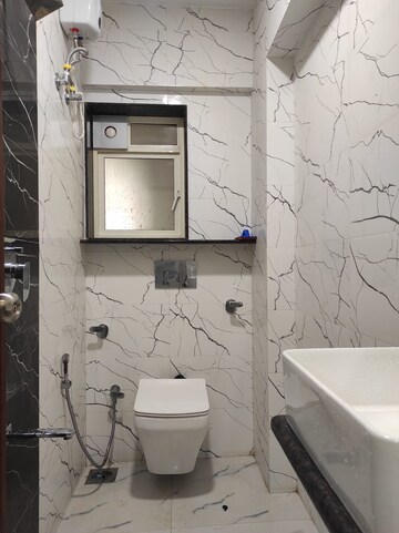 Bathroom in 1 BHK Apartment at Dipti Greens, Andheri East – for Rent
