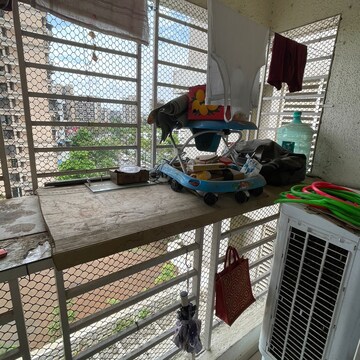 Balcony in 1 BHK Apartment at Neelkanth Pride, Khar Kopar – for Sale