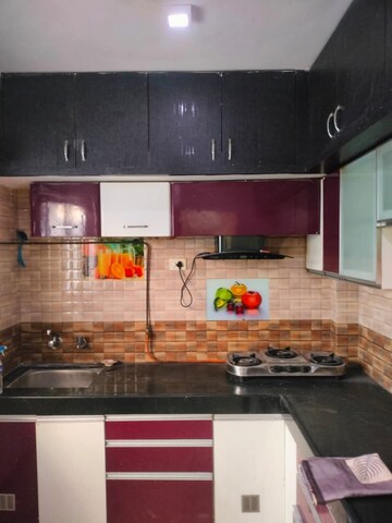 Kitchen in 2.5 BHK Apartment at Magarpatta City Erica, Magarpatta City – for Rent
