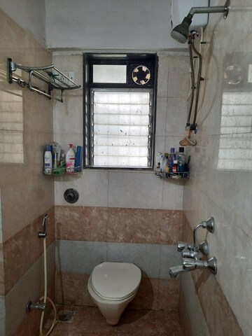Bathroom in 2 BHK Apartment at Vijay Nagri CHS Ltd Building No 11, Waghbil – for Rent