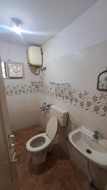 Bathroom in 2 BHK Apartment at RJ Garden, Indiranagar – for Rent