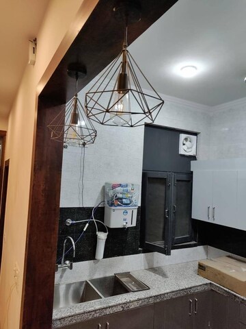 Kitchen in 3 BHK Builder Floor at Greater Kailash I – for Rent