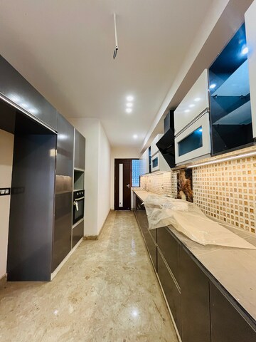 Kitchen in 3 BHK Builder Floor at Unitech South City II, Sector 50 – for Rent