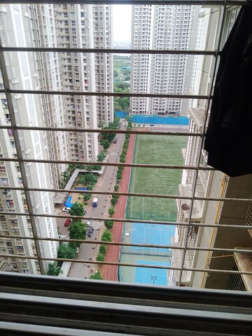 Balcony in 2 BHK Apartment at Lodha Amara, Kolshet Road – for Rent