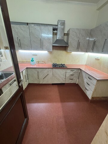 Kitchen in 4 BHK Builder Floor at New Friends Colony – for Rent