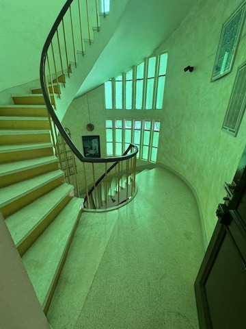 Staircase in 4 BHK Builder Floor at New Friends Colony – for Rent
