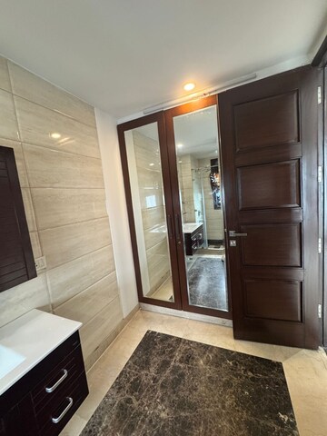 Kitchen in 4 BHK Builder Floor at New Friends Colony – for Rent