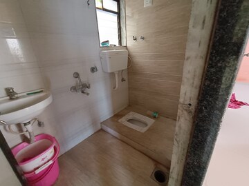Bathroom in 1 BHK Apartment at Prithvi Srishti Complex, Tembhode – for Sale