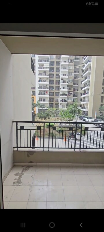 Balcony in 3 BHK Apartment at Antriksh Golf View, Sector 78 – for Rent