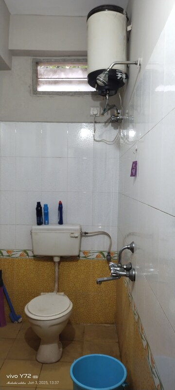 Bathroom in 1 RK Apartment at Pavani Laxmi Nivas, Madhapur – for Rent