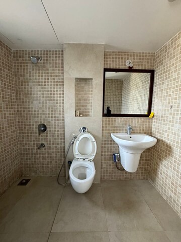 Bathroom in 3 BHK Apartment at Lodha Splendora, Ghodbunder Road – for Rent