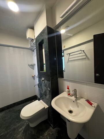 Bathroom in 3 BHK Apartment at Lodha Splendora, Ghodbunder Road – for Rent