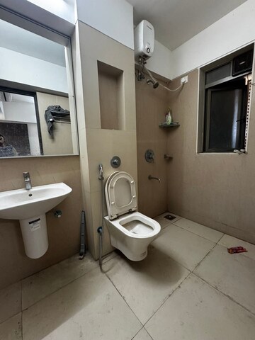Bathroom in 3 BHK Apartment at Lodha Splendora, Ghodbunder Road – for Rent