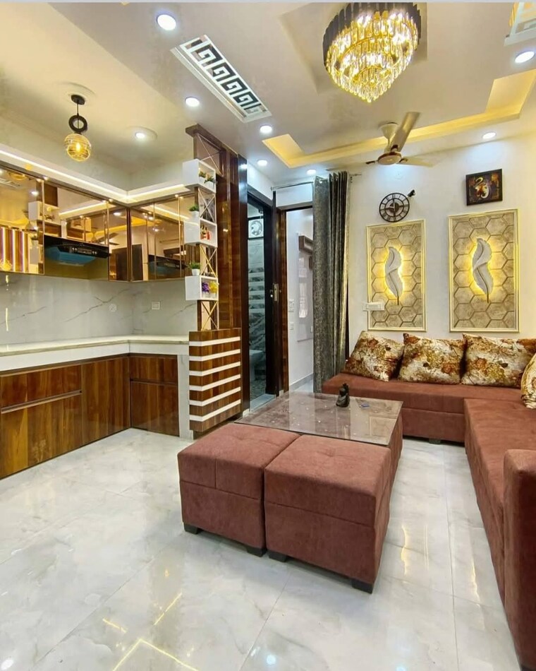 Living Room, sa-homes-i 3.5 Bedroom 908 Sq.Ft. Builder Floor In Uttam Nagar Delhi 8768223