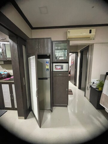 Building Lobby in 2 BHK Apartment at Runwal Garden City, Balkum Pada – for Rent