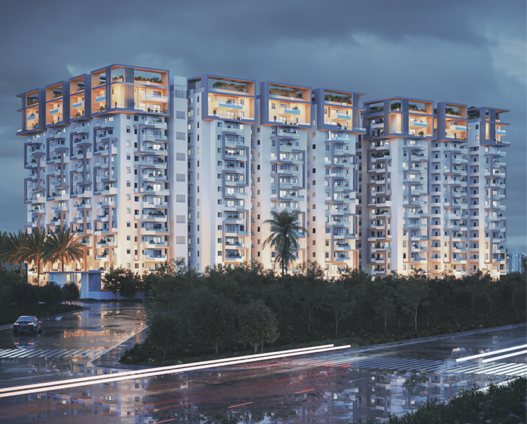 Exterior View, anvita-ivana 2 Bedroom 1400 Sq.Ft. Apartment In Kollur Hyderabad 8768369