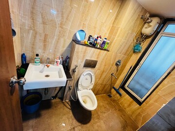 Bathroom in 1 BHK Apartment at Lodha Amara, Kolshet Road – for Rent