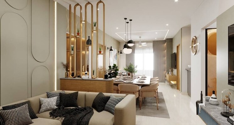 Living Room, bricks-cyberwoods 3 Bedroom 1895 Sq.Ft. Apartment In Osman Nagar Hyderabad 8768370