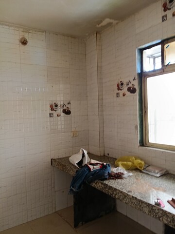 Bathroom in 1 BHK Apartment at Chintamani Vishnu Sai Paradise, Dombivli East – for Rent