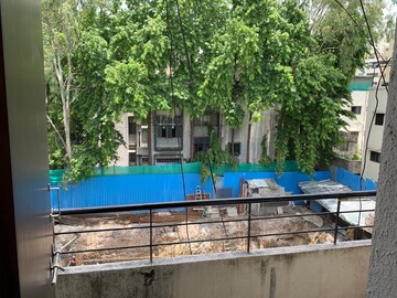 Balcony in 1 BHK Apartment at Sunita Park Apartments, Bhusari Colony – for Rent