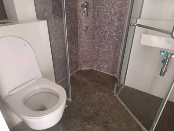 Bathroom in 4 BHK Apartment at Lodha Trump Tower, Worli – for Rent