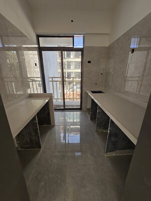 Kitchen in 2 BHK Apartment at V Shree Jay Vishal, Virar West – for Sale