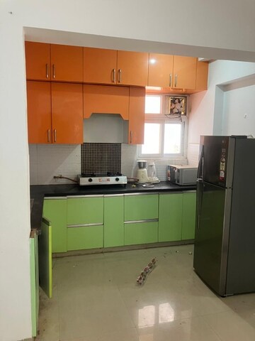 Kitchen in 3 BHK Apartment at Nirala World Estate I, Tech Zone 4 Greater Noida – for Rent