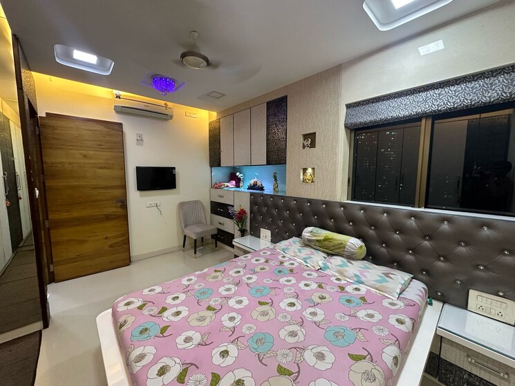 Bedroom, lodha-luxuria 3 Bedroom 1350 Sq.Ft. Apartment In Majiwada Thane 8768559