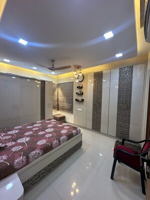 Bedroom in 3 BHK Apartment at Lodha Luxuria, Majiwada – for Sale