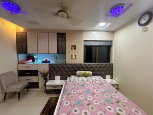 Bedroom in 3 BHK Apartment at Lodha Luxuria, Majiwada – for Sale