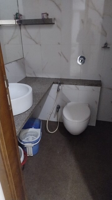 Bathroom in 2 BHK Apartment at Omkar Alta Monte, Malad East – for Rent