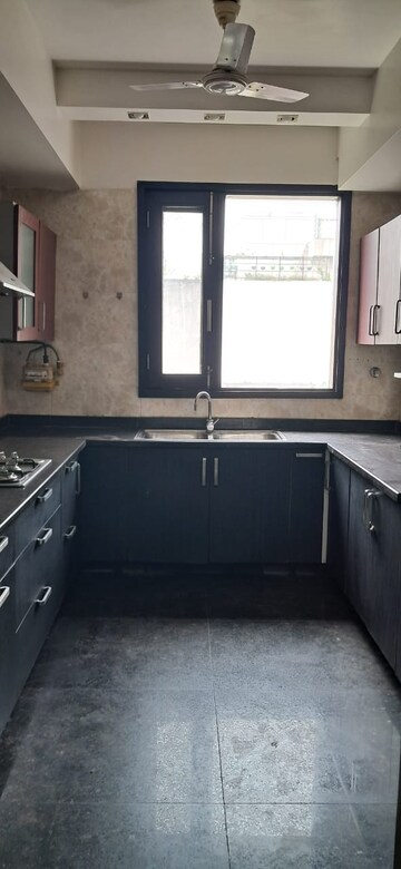 Kitchen in 3 BHK Builder Floor at Sarvodaya Enclave – for Rent