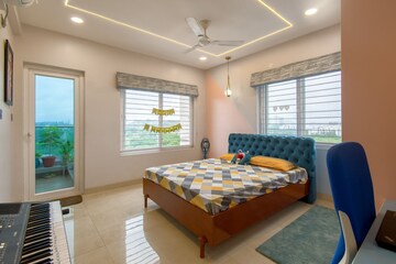 Bedroom in 3 BHK Apartment at Incor One City, Kukatpally – for Rent