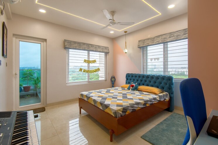 Bedroom, incor-one-city 3 Bedroom 1931 Sq.Ft. Apartment In Kukatpally Hyderabad 8768660