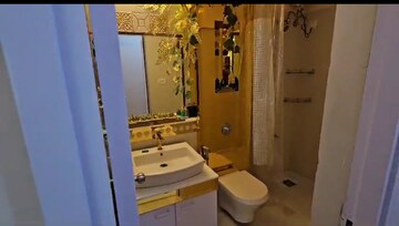 Bathroom in 3 BHK Apartment at Lodha Splendora, Ghodbunder Road – for Rent