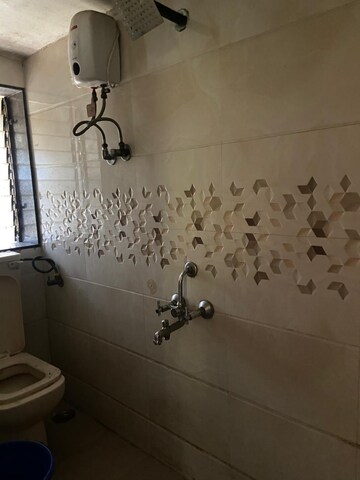 Bathroom in 3 BHK Apartment at Vashi Sector 6 – for Rent