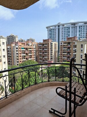 Balcony in 4 BHK Apartment at Magarpatta Laburnum Park, Hadapsar – for Sale