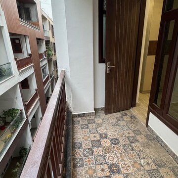 Balcony in 2 BHK Builder Floor at Chattarpur – for Rent