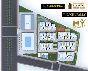 Master Plan in 3 BHK Apartment at Makuta My Space 2, Bachupally – for Sale