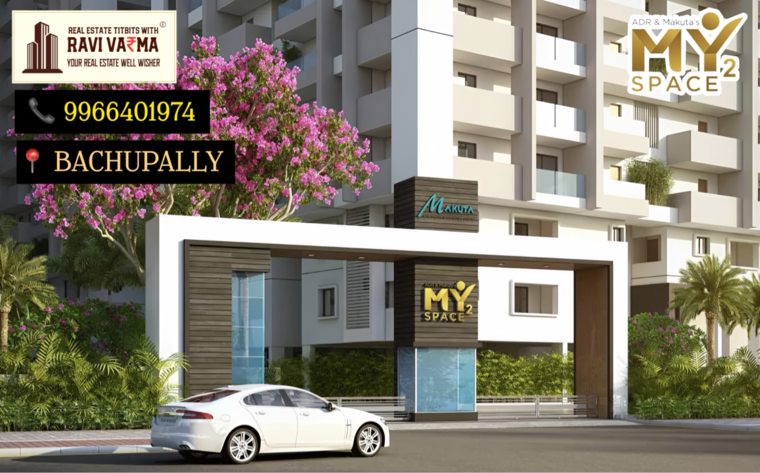 Exterior View, makuta-my-space-2 3 Bedroom 1670 Sq.Ft. Apartment In Bachupally Hyderabad 8768863