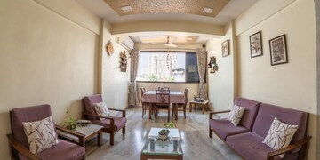 Living Room in 3 BHK Apartment at Chandravadan CHS, Ganeshwadi – for Rent