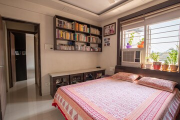 Bedroom in 3 BHK Apartment at Chandravadan CHS, Ganeshwadi – for Rent
