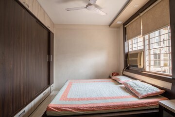 Bedroom in 3 BHK Apartment at Chandravadan CHS, Ganeshwadi – for Sale