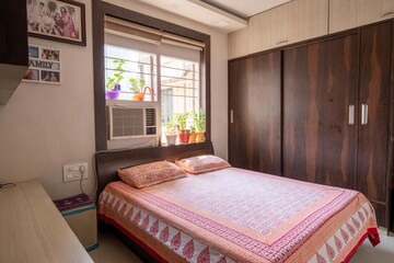 Bedroom in 3 BHK Apartment at Chandravadan CHS, Ganeshwadi – for Sale