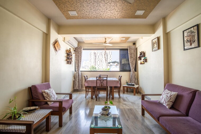 Living Room, chandravadan-chs 3 Bedroom 950 Sq.Ft. Apartment In Ganeshwadi Thane 8768811