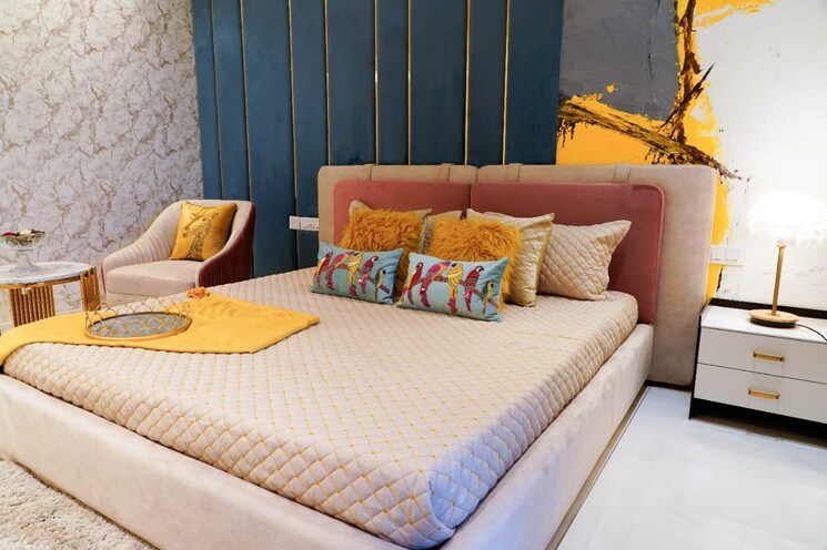 Bedroom, malwa-escon-primera 3 Bedroom 2050 Sq.Ft. Apartment In International Airport Road Zirakpur 8768856