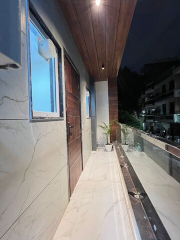 Balcony in 1 RK Builder Floor at Sushant Lok I – for Rent