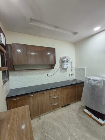 Kitchen in 1 BHK Builder Floor at Sushant Lok I – for Rent