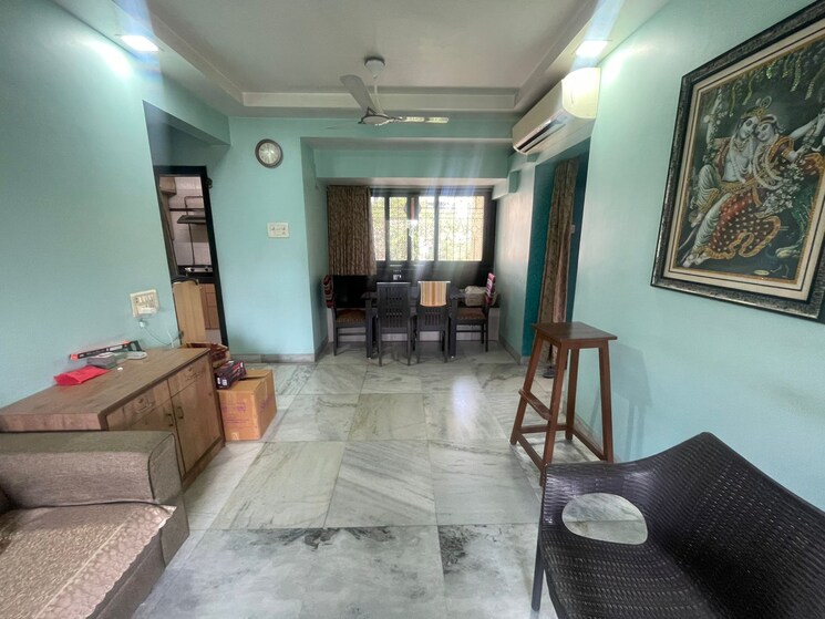 Living Room, vikash-complex-chs 2 Bedroom 738 Sq.Ft. Apartment In Uthalsar Thane 8768806