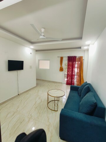Bedroom in 1 BHK Builder Floor at Sushant Lok I – for Rent